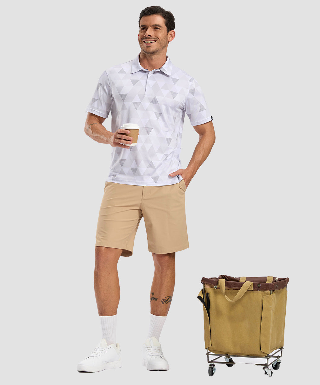 Dry Fit Printed Golf Polo - Image 25