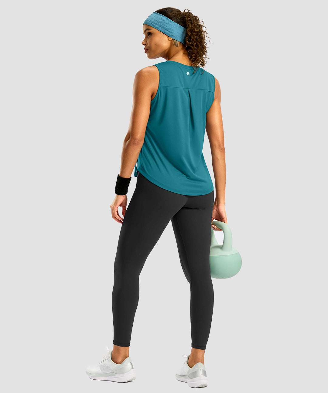 Crew Neck Workout Tank Top - Image 12