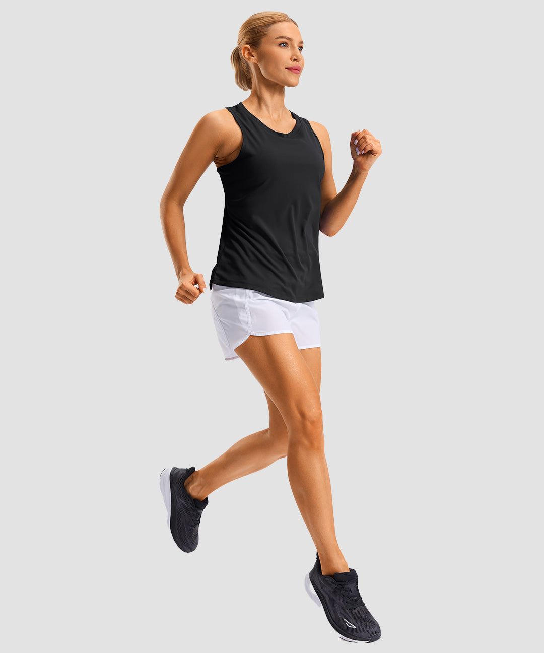 Crew Neck Open Back Tank - Image 4