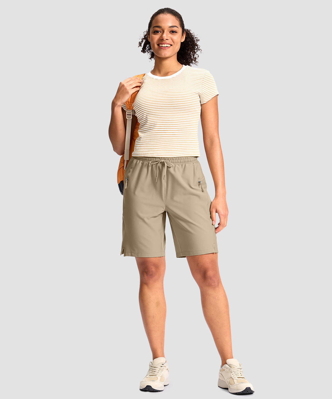 Drawstring Zipper Pokets Bermuda Short 9'' - Image 28