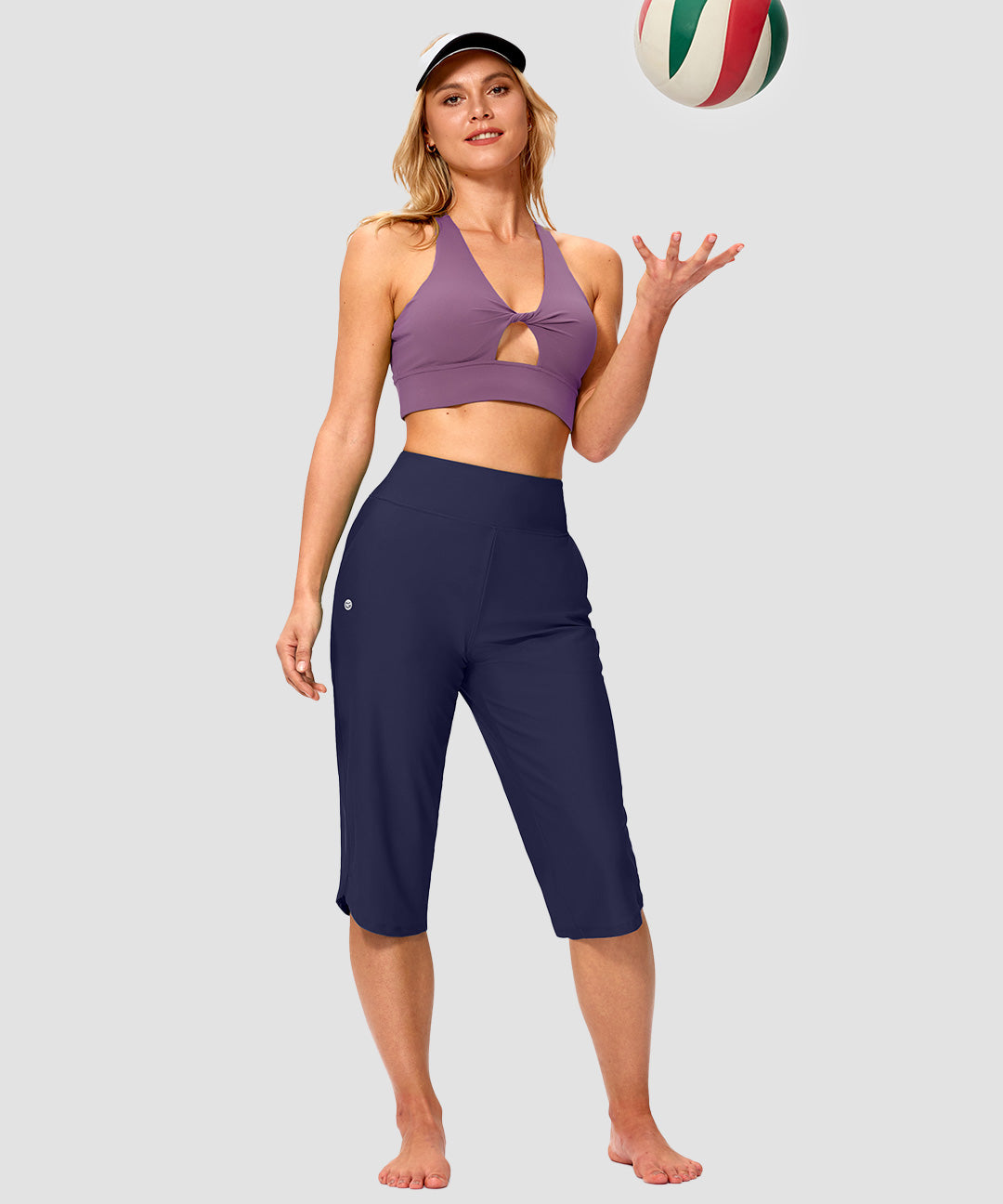 High Rise Slit Capri Pant - Image 9