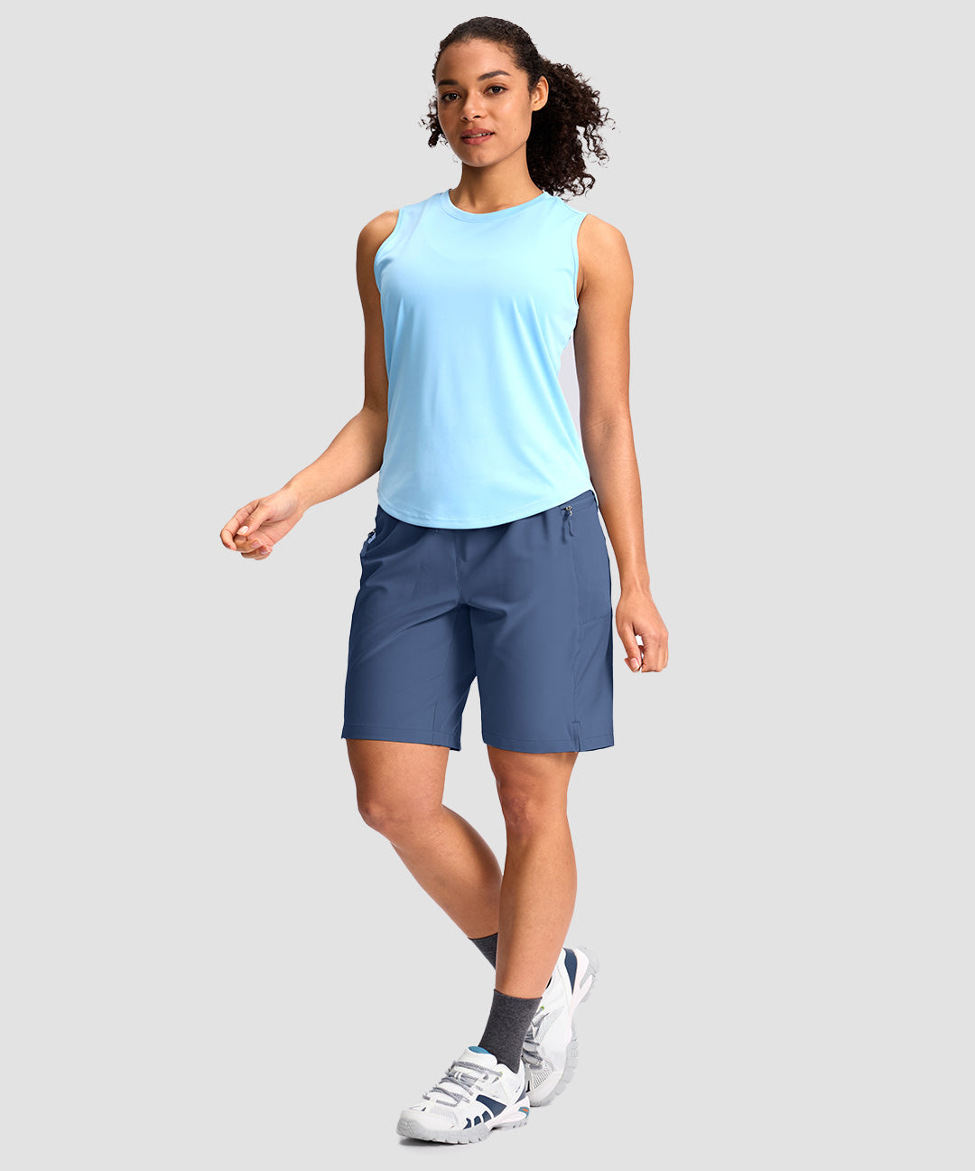 Drawstring Zipper Pokets Bermuda Short 9'' - Image 8