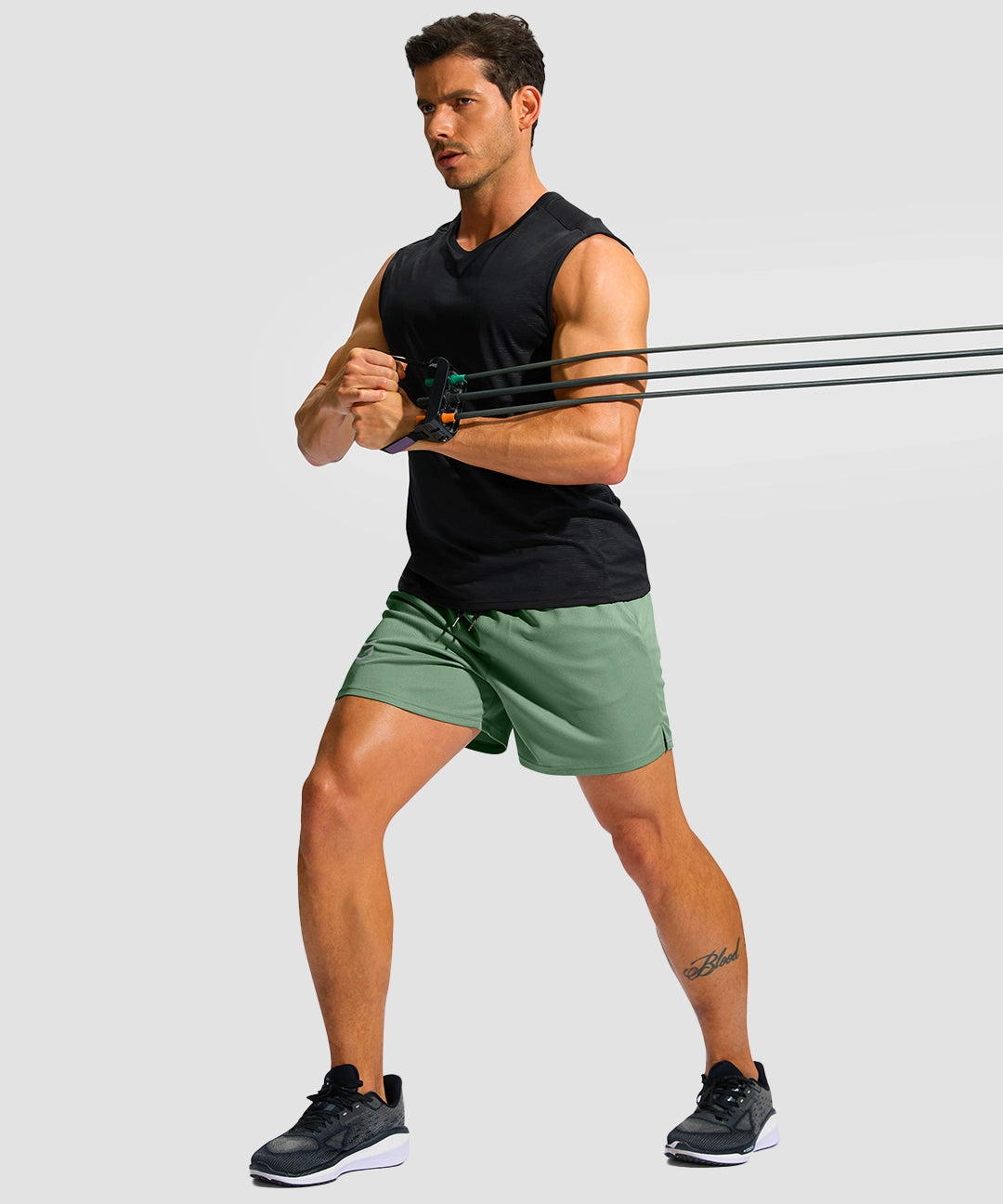 Mesh Split-Leg Zip Pockets Short 5''/7'' - Image 8