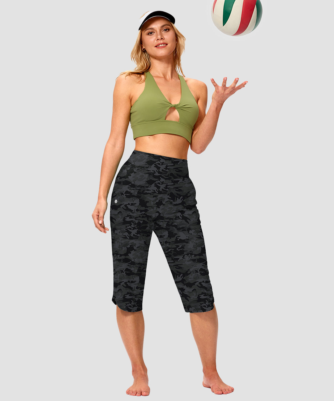 High Rise Slit Capri Pant - Image 21