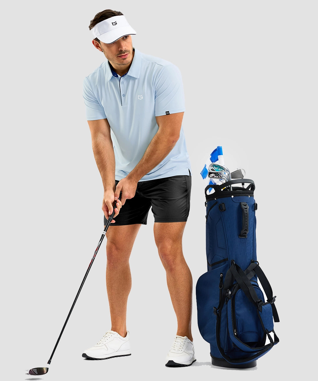 Contrast Collar Dry Fit Golf Polo - Image 15