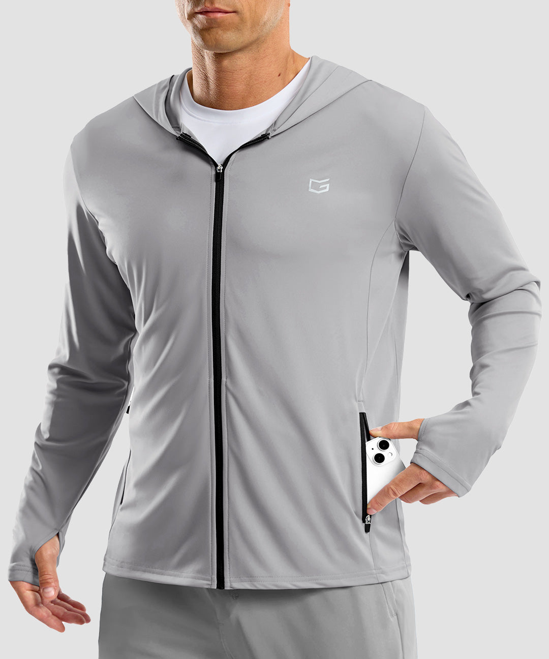 UV Protection Full Zip Hoodie - Image 10