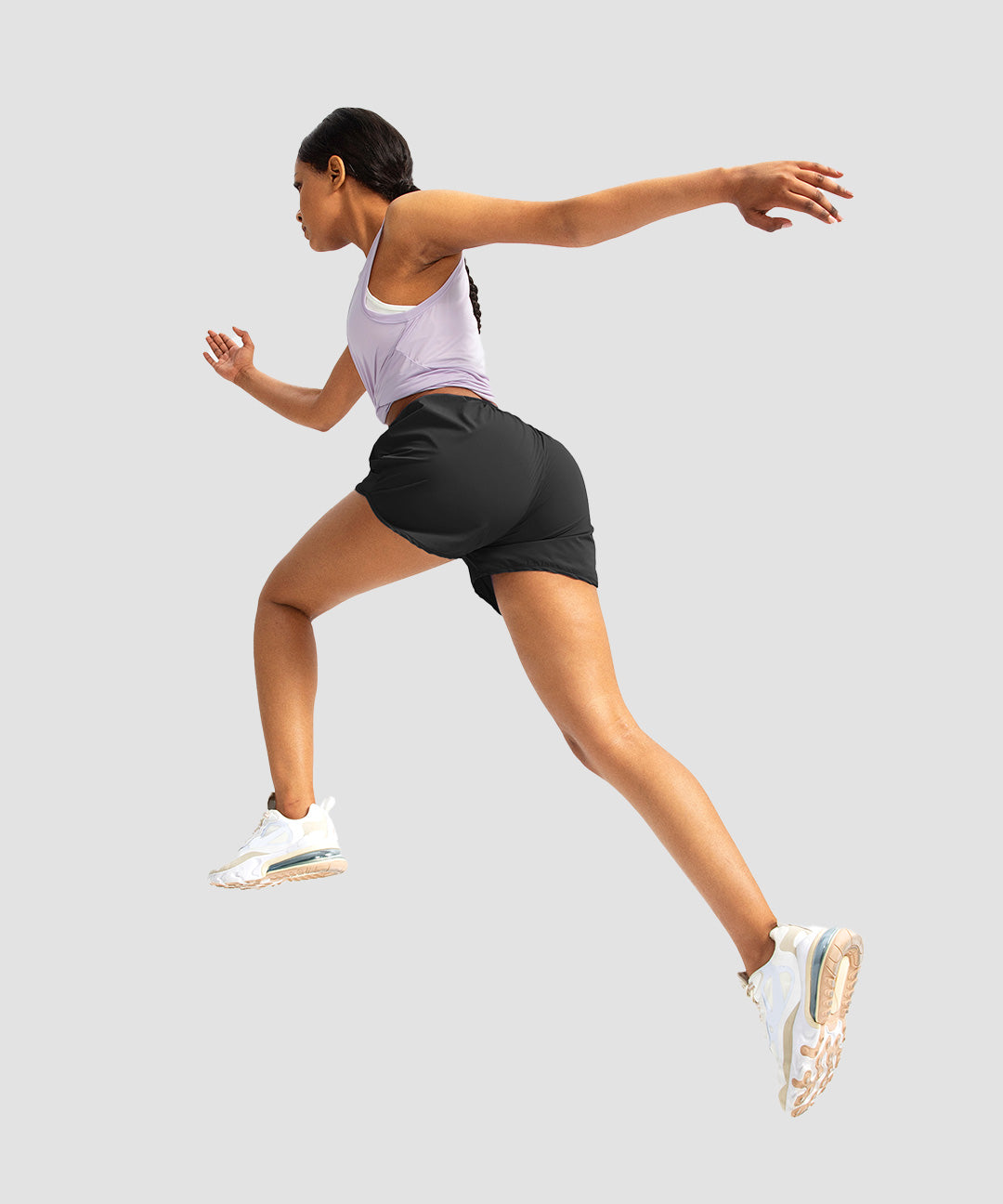 Elastic Waist Lined Running Shorts 3'' - Image 16