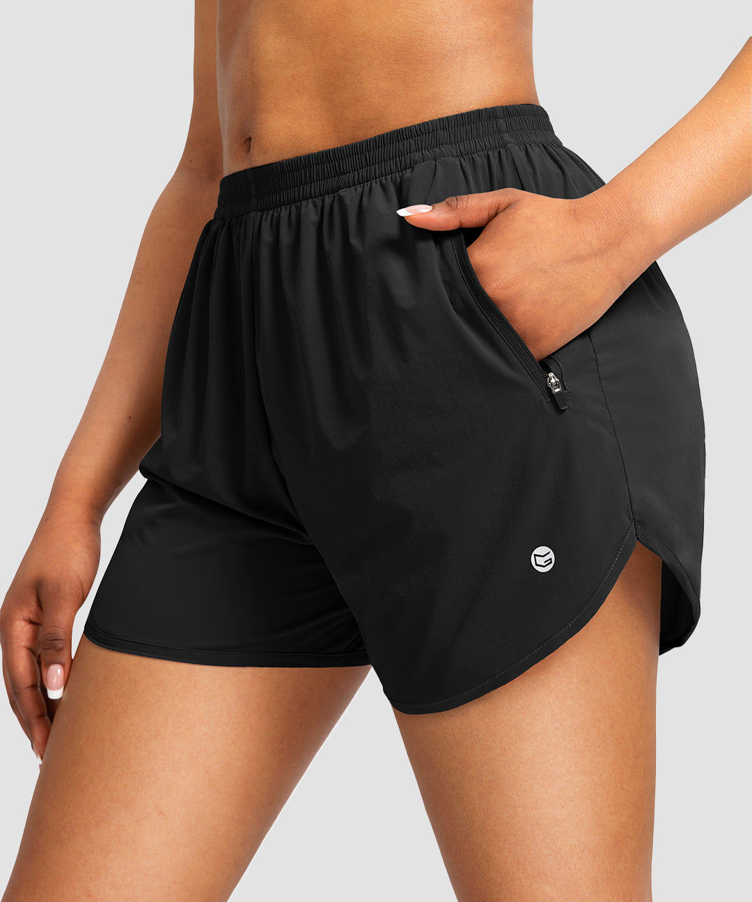 Elastic Waist Lined Running Shorts 3'' - Image 12
