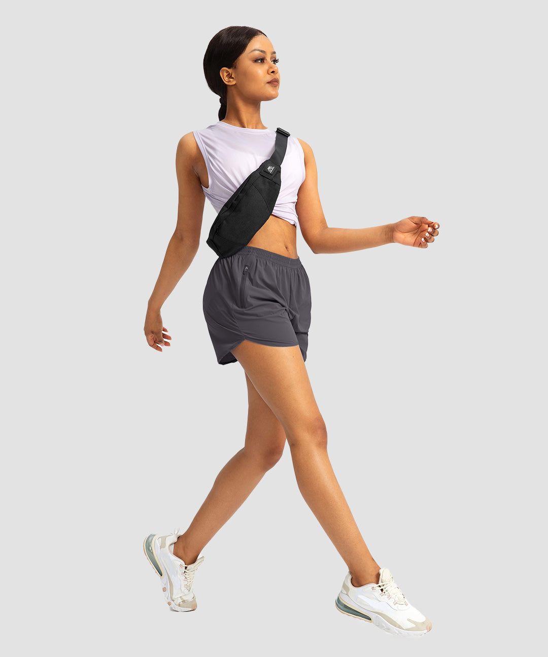 Elastic Waist Lined Running Shorts 3'' - Image 30