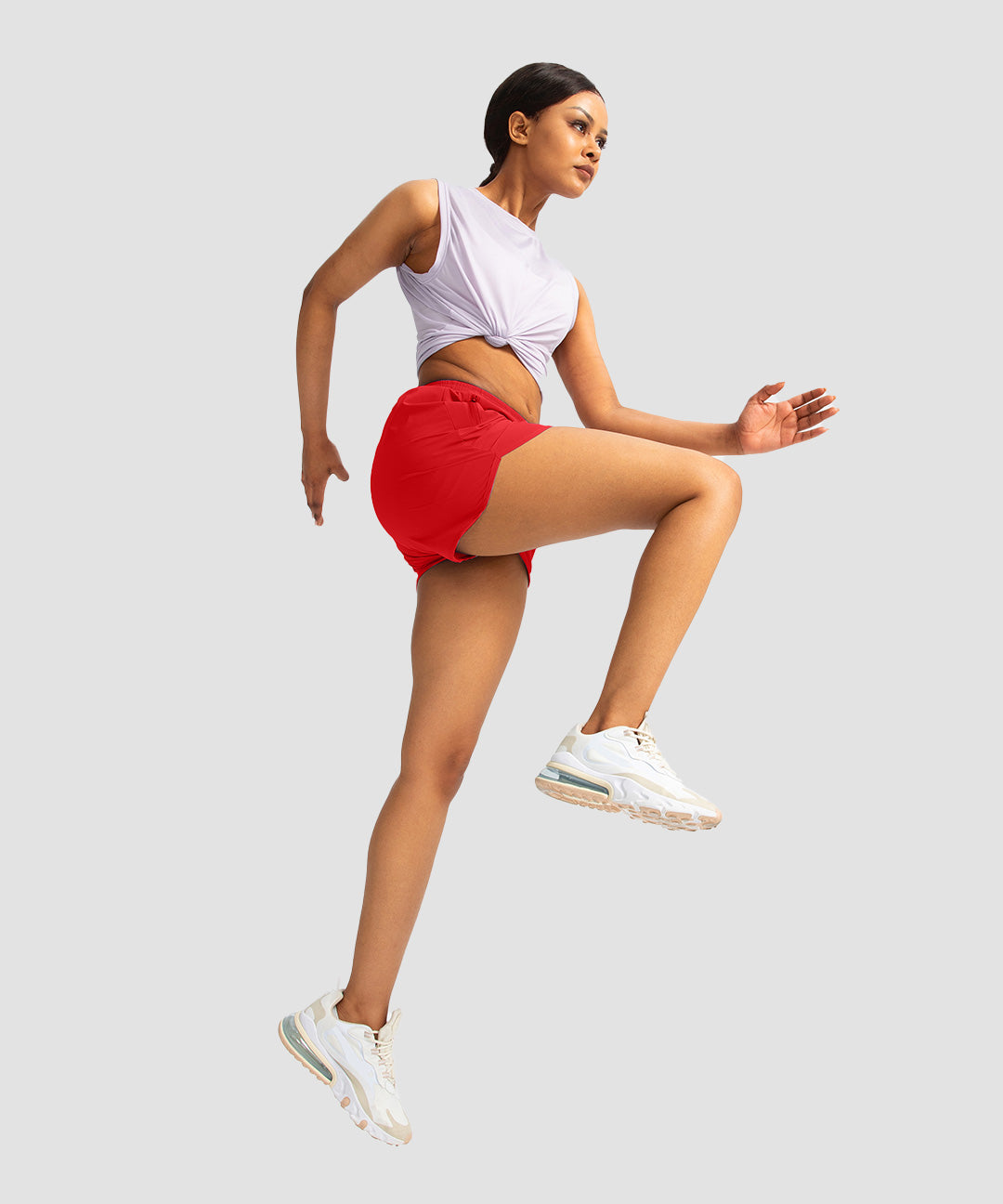 Elastic Waist Lined Running Shorts 3'' - Image 21