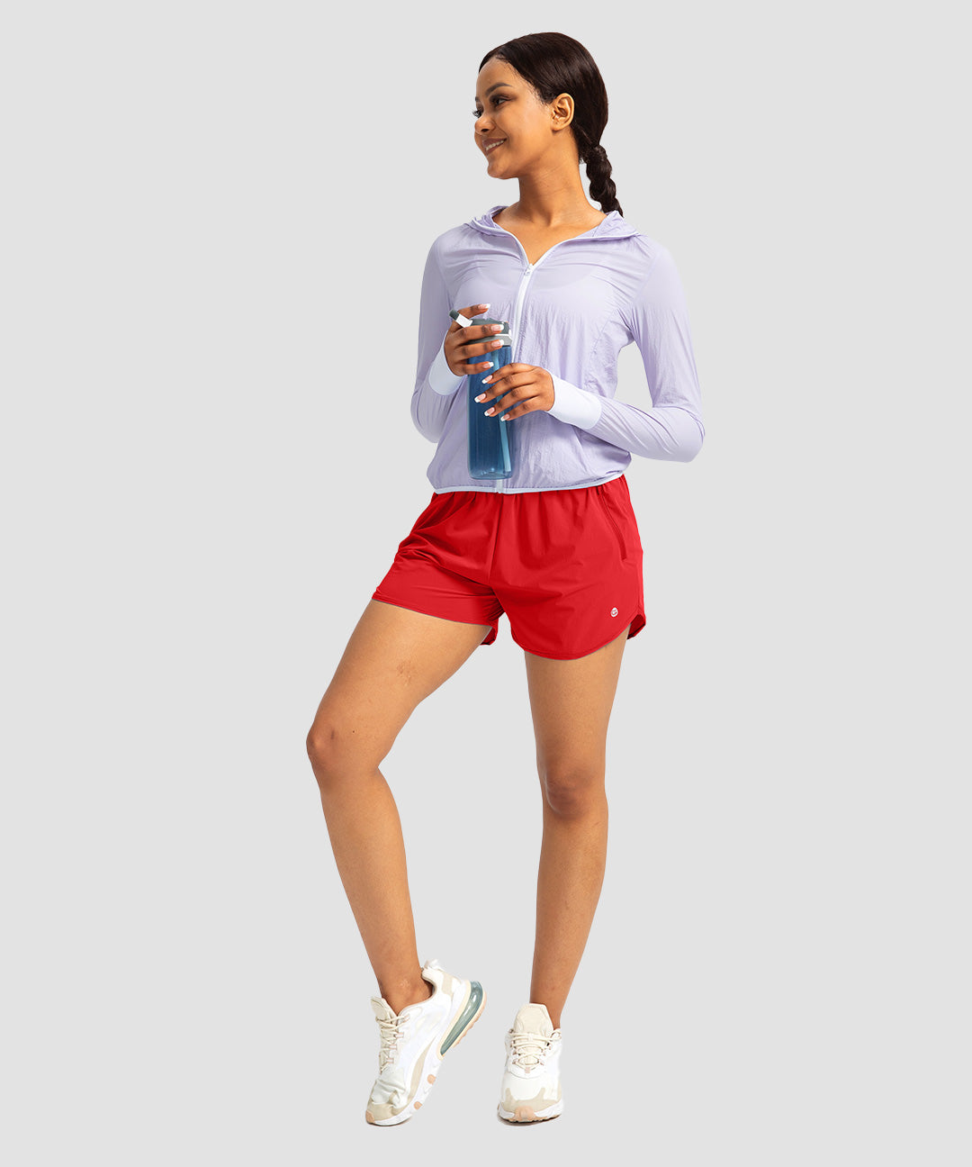 Elastic Waist Lined Running Shorts 3'' - Image 20