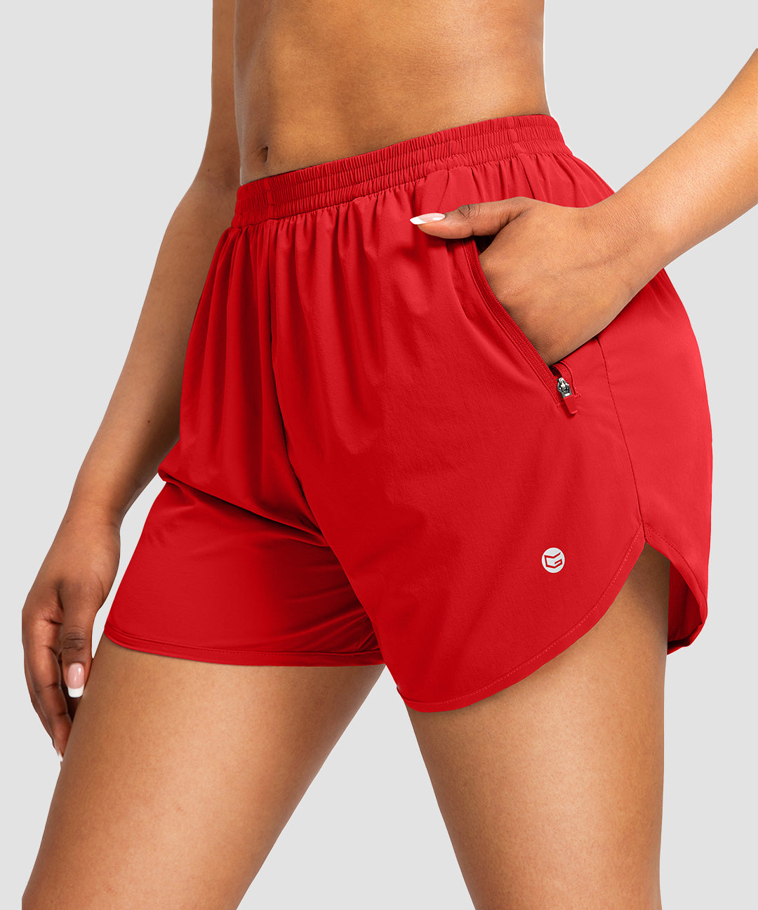 Elastic Waist Lined Running Shorts 3'' - Image 17