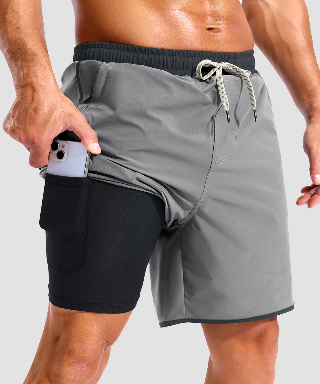 Compression Liner 4 Pockets Board Shorts 7'' - Image 2