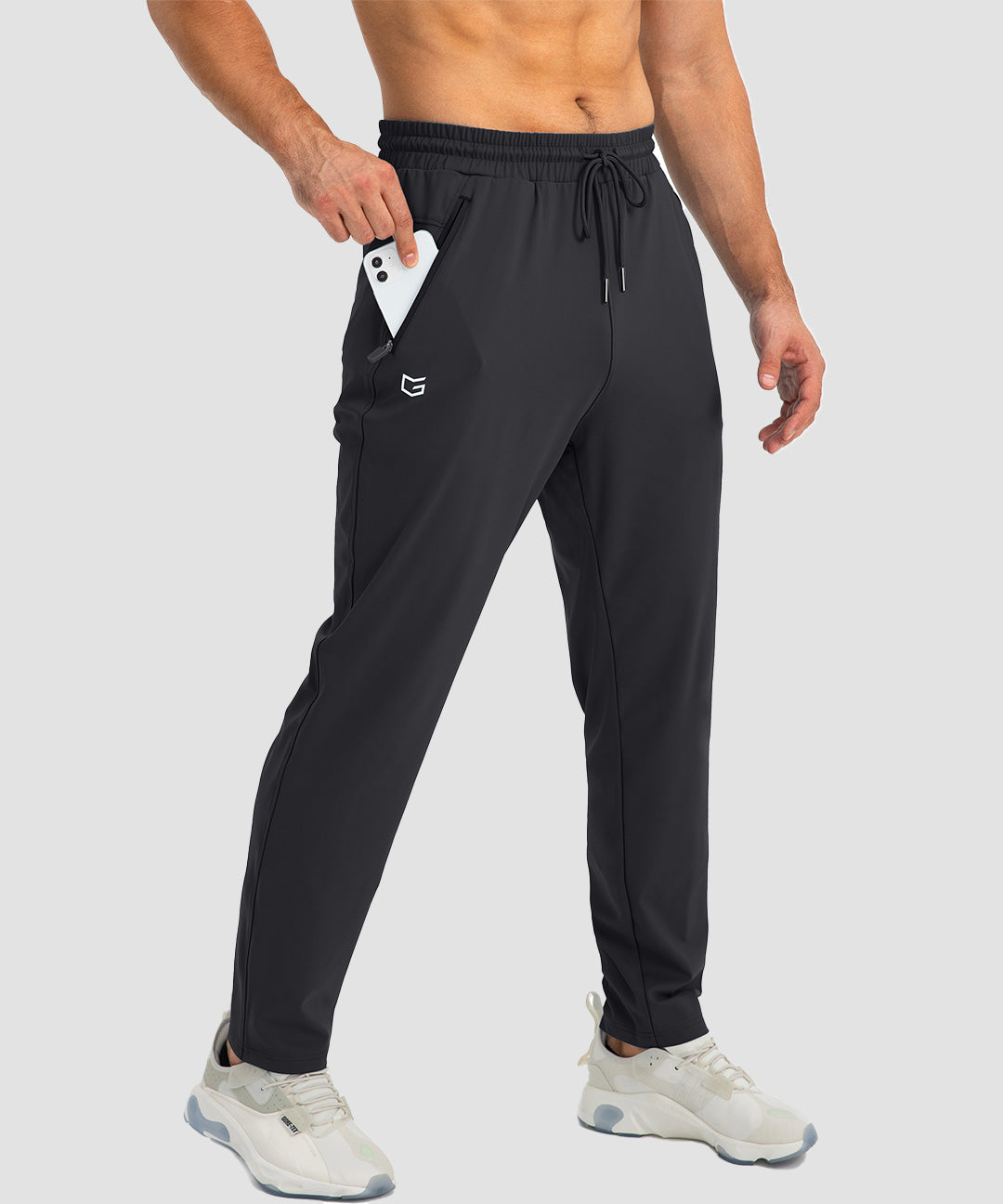 Drawstring With 3 Zipper Pockets Pants