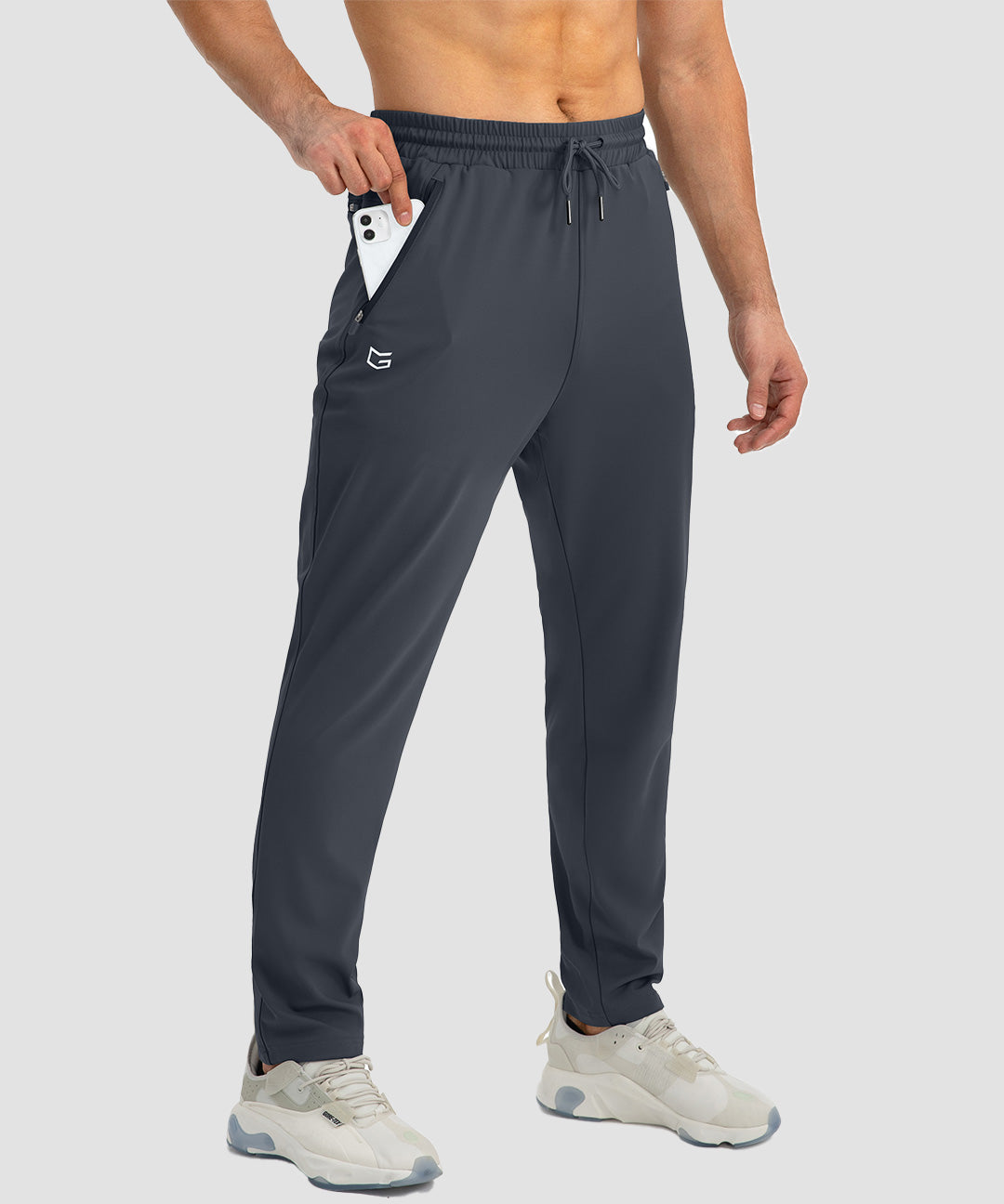 Drawstring With 3 Zipper Pockets Pants - Image 9