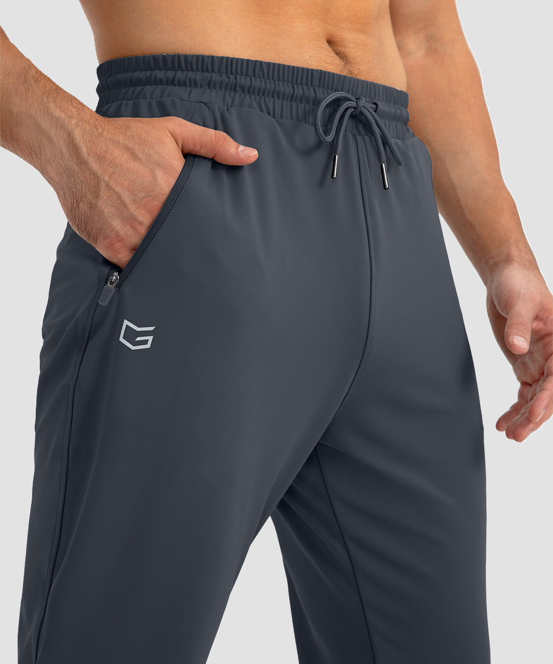 Drawstring With 3 Zipper Pockets Pants - Image 12