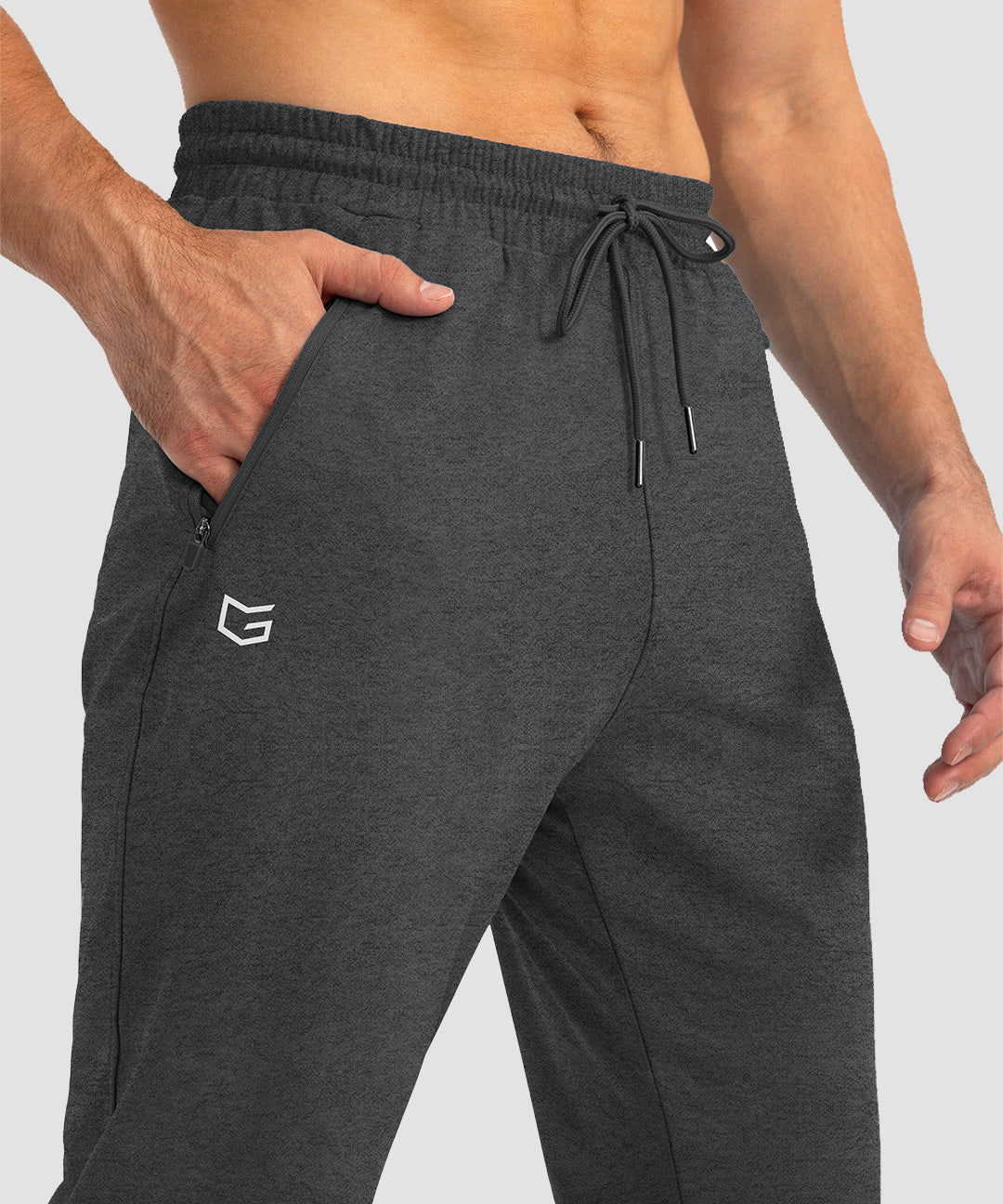 Drawstring With 3 Zipper Pockets Pants - Image 29