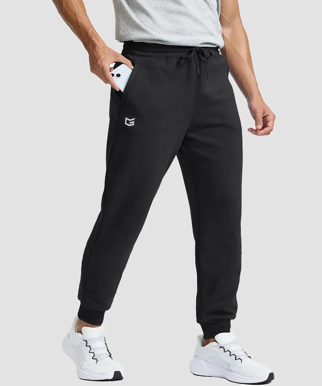 Fleece-Lined Cotton Joggers - Image 5