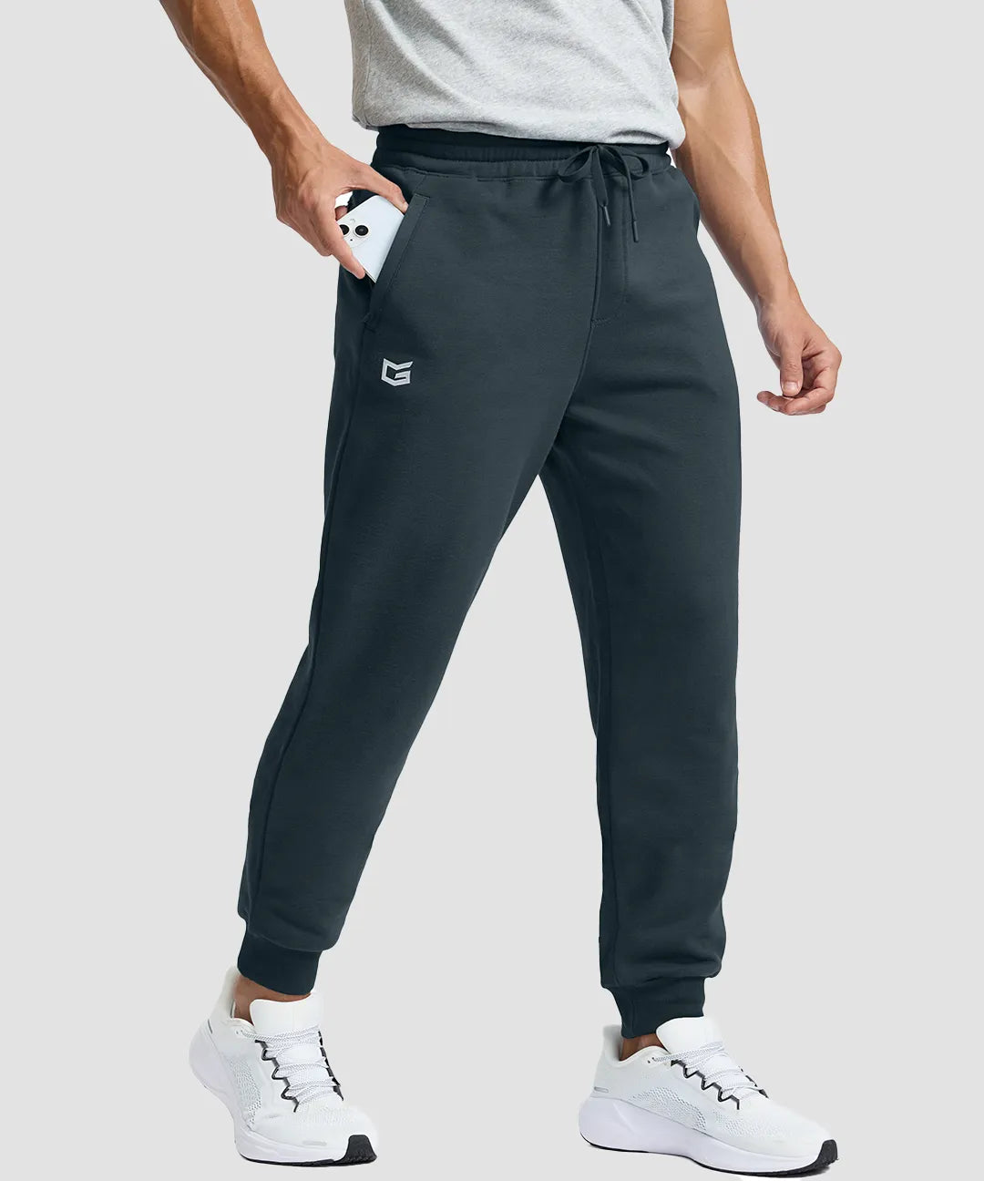Fleece-Lined Cotton Joggers - Image 9