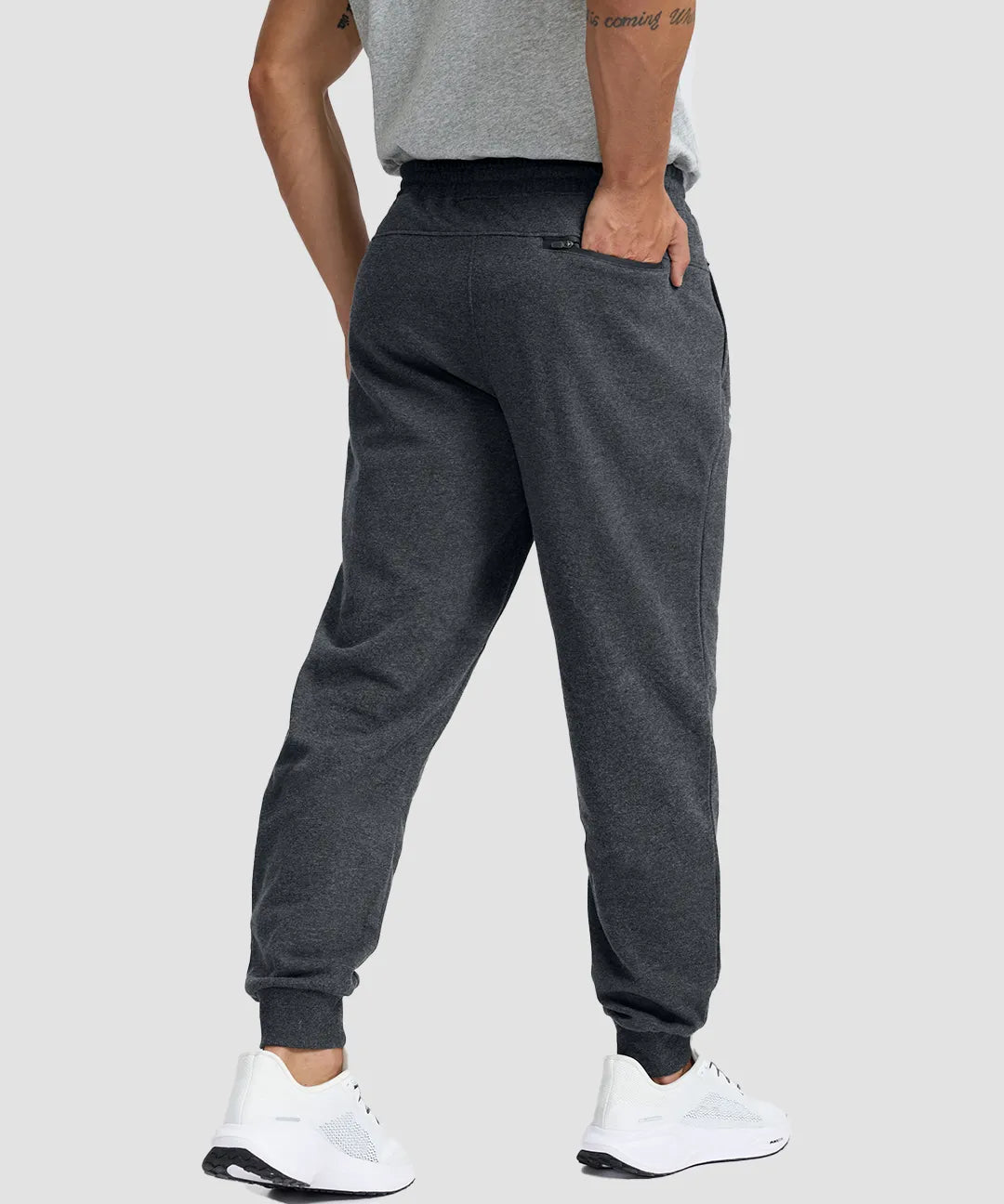 Fleece-Lined Cotton Joggers - Image 14