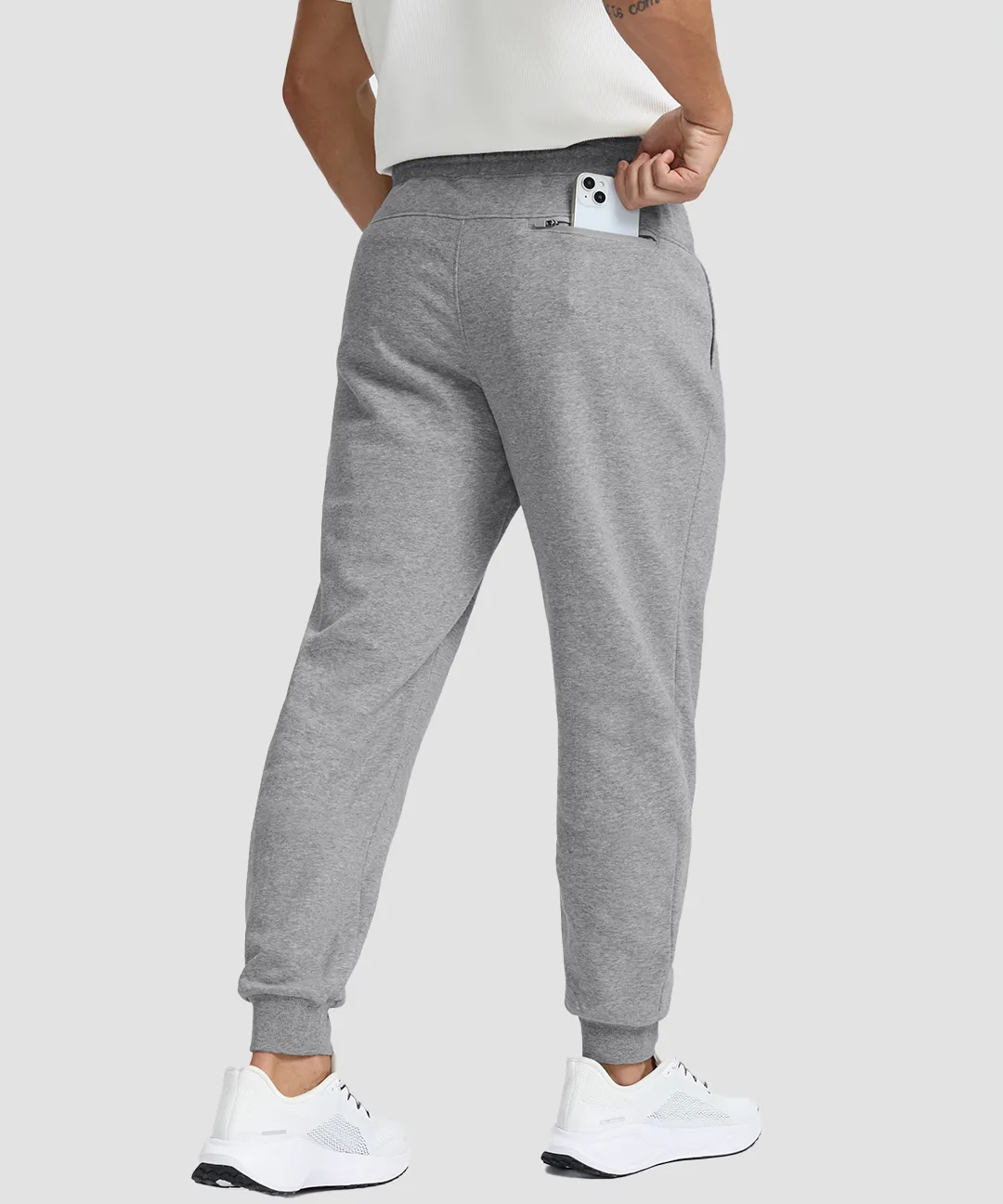 Fleece-Lined Cotton Joggers - Image 2