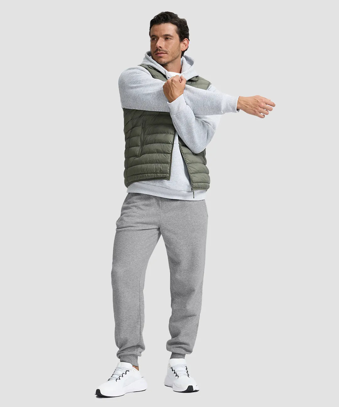 Fleece-Lined Cotton Joggers - Image 3