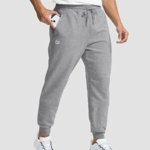 Fleece-Lined Cotton Joggers