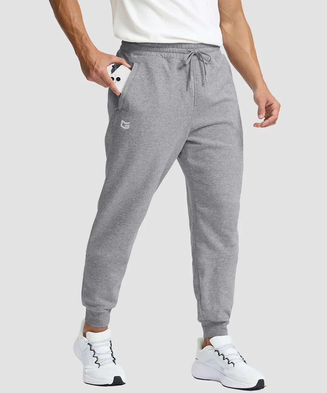 Fleece-Lined Cotton Joggers