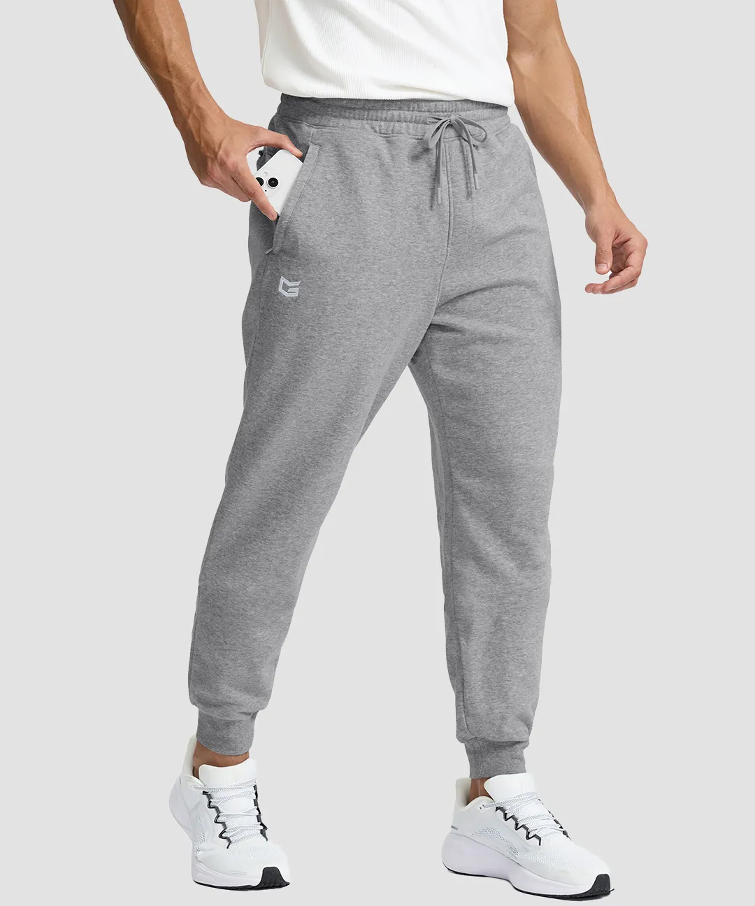 Fleece-Lined Cotton Joggers