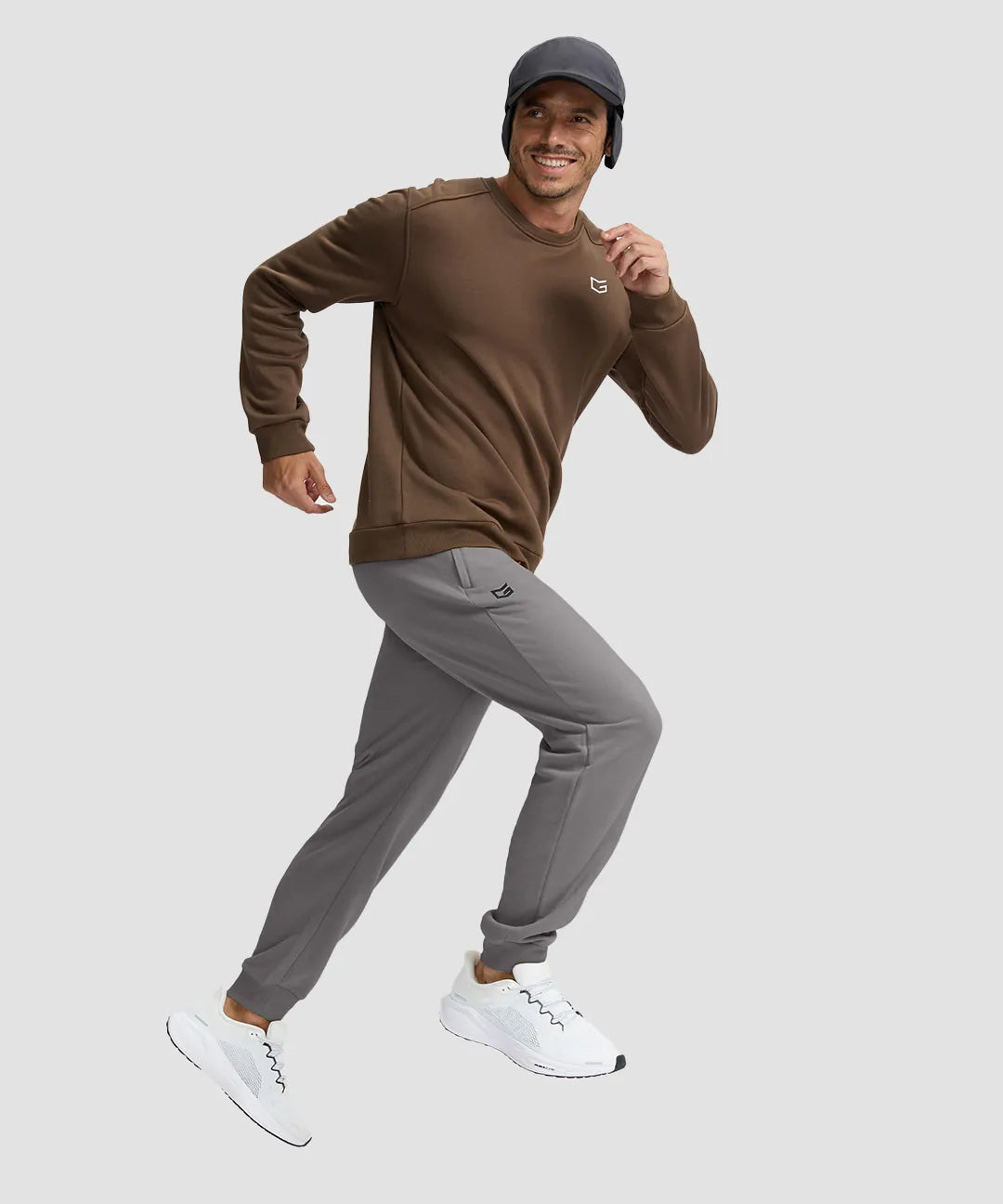 Fleece-Lined Cotton Joggers - Image 23