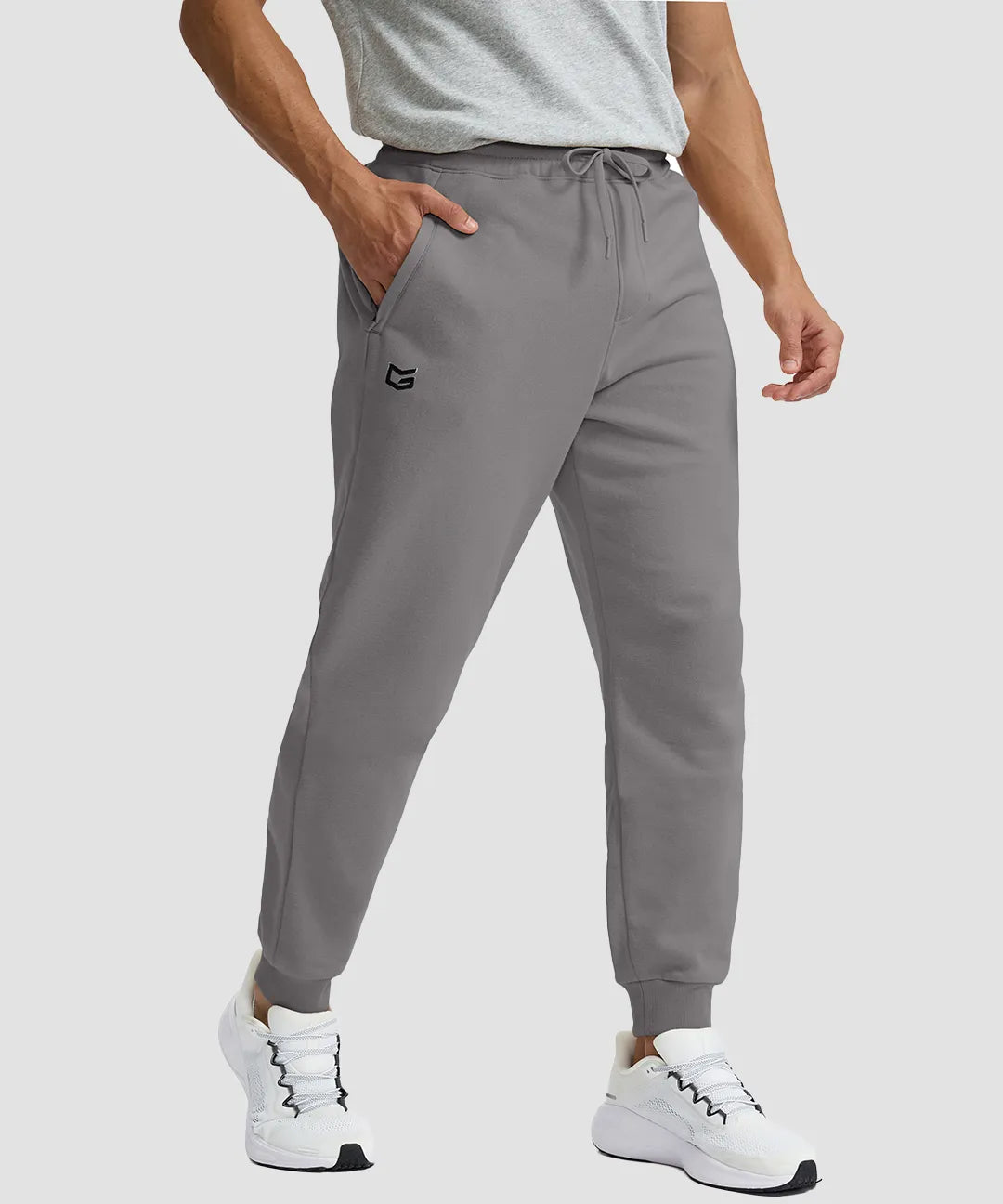 Fleece-Lined Cotton Joggers - Image 21