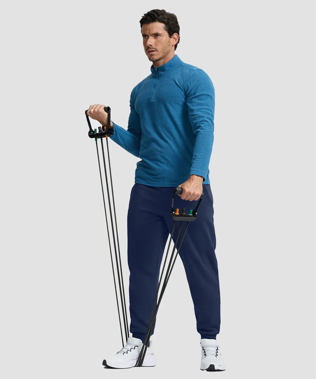 Fleece-Lined Cotton Joggers - Image 19