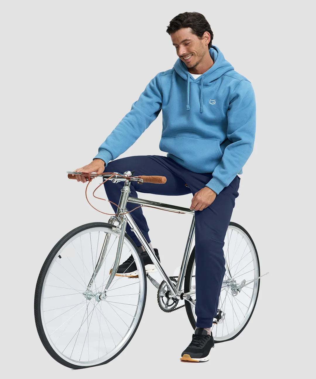 Fleece-Lined Cotton Joggers - Image 20