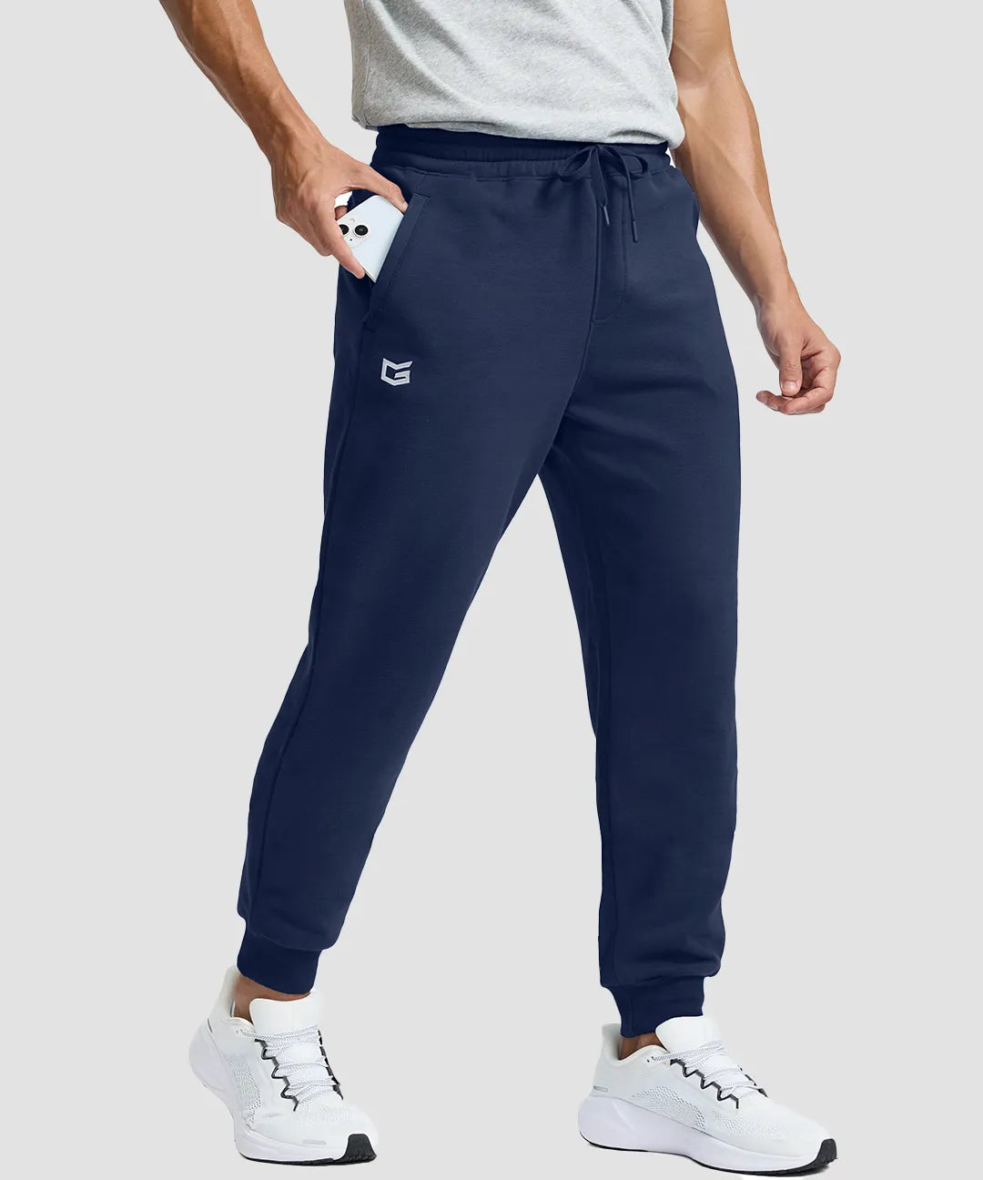 Fleece-Lined Cotton Joggers - Image 17