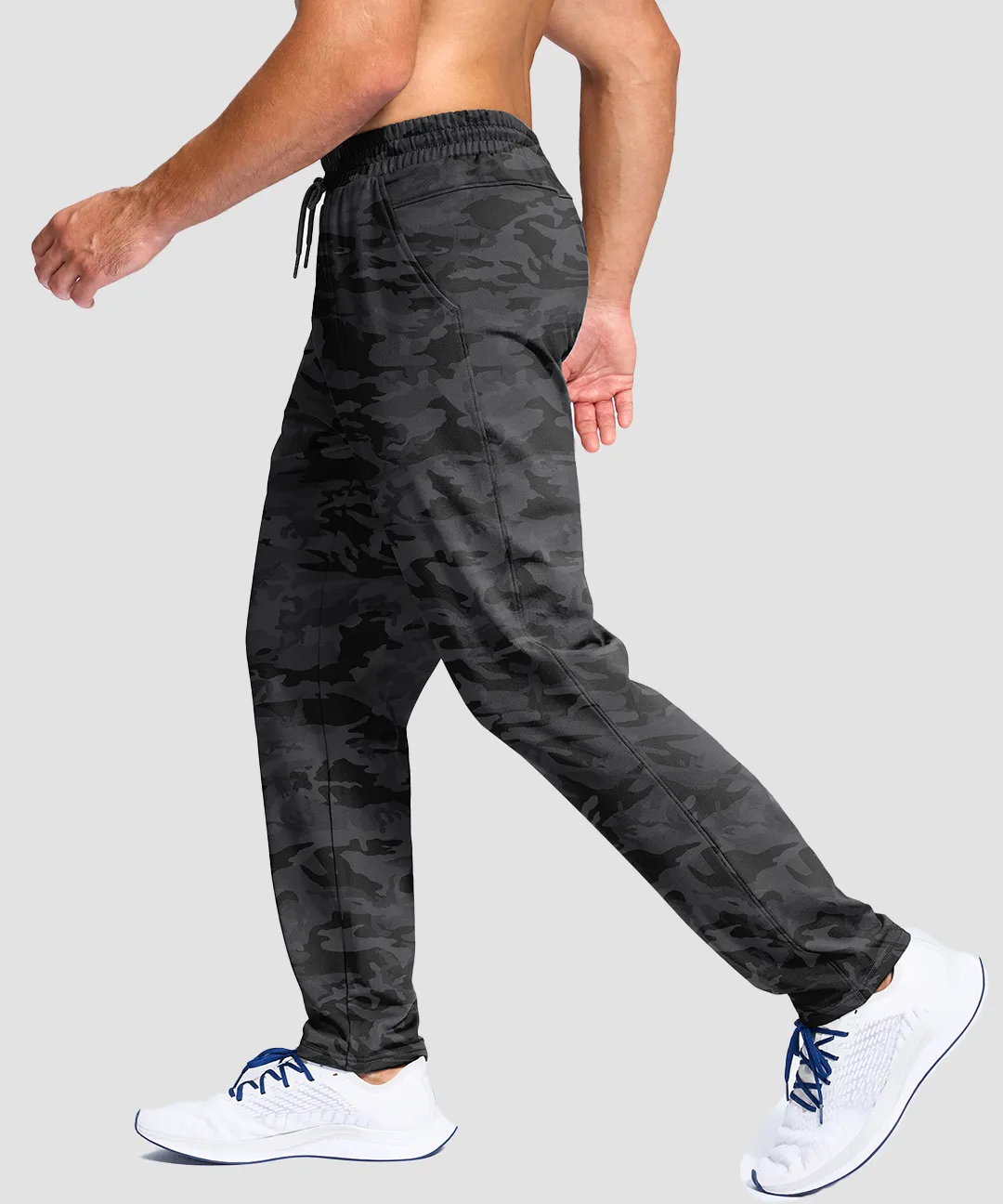 Fleece-Lined With 3 Zip Pockets Sweatpants - Image 26