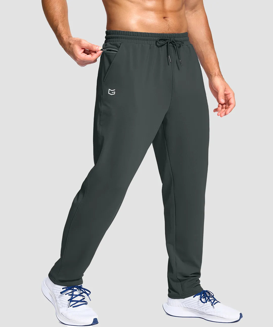 Fleece-Lined With 3 Zip Pockets Sweatpants - Image 13