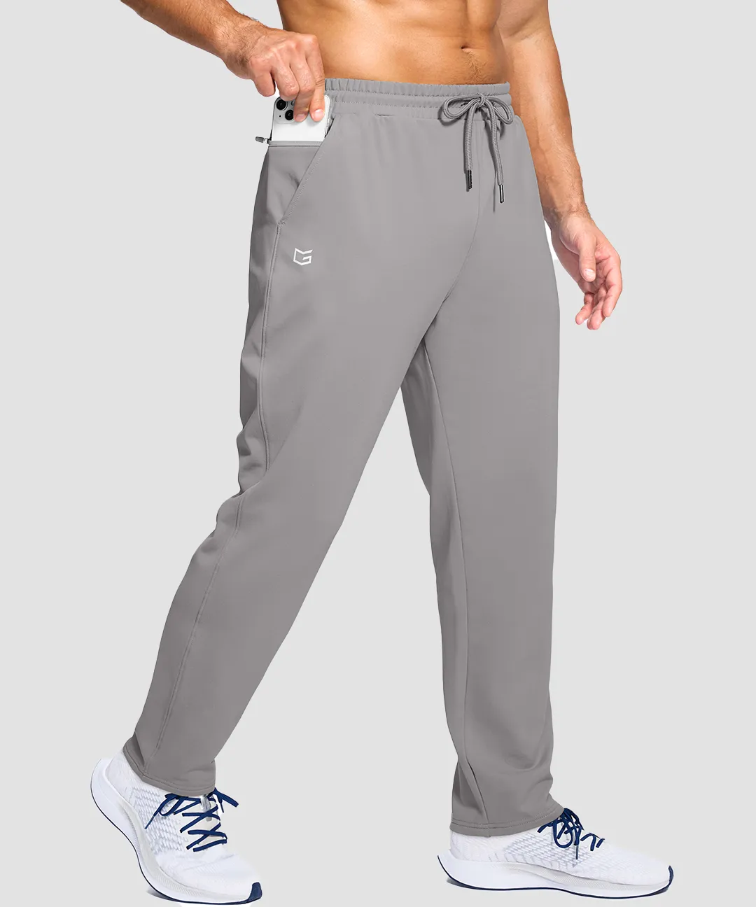 Fleece-Lined With 3 Zip Pockets Sweatpants - Image 29