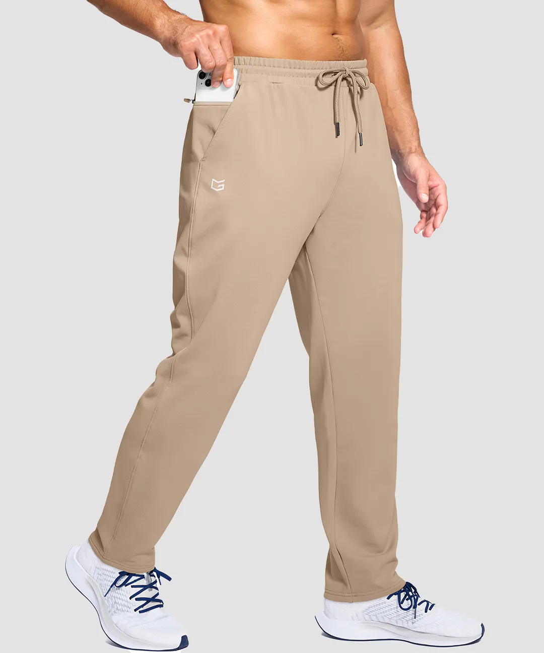 Fleece-Lined With 3 Zip Pockets Sweatpants - Image 21