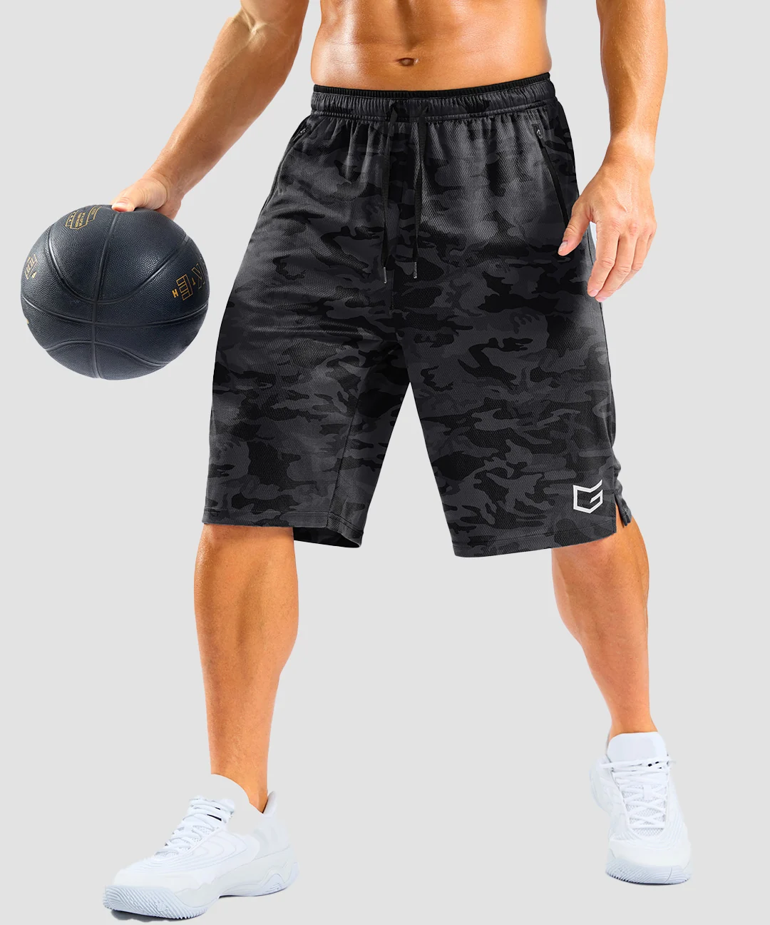 Mesh Side Slit Shorts 9''/11'' - Image 30