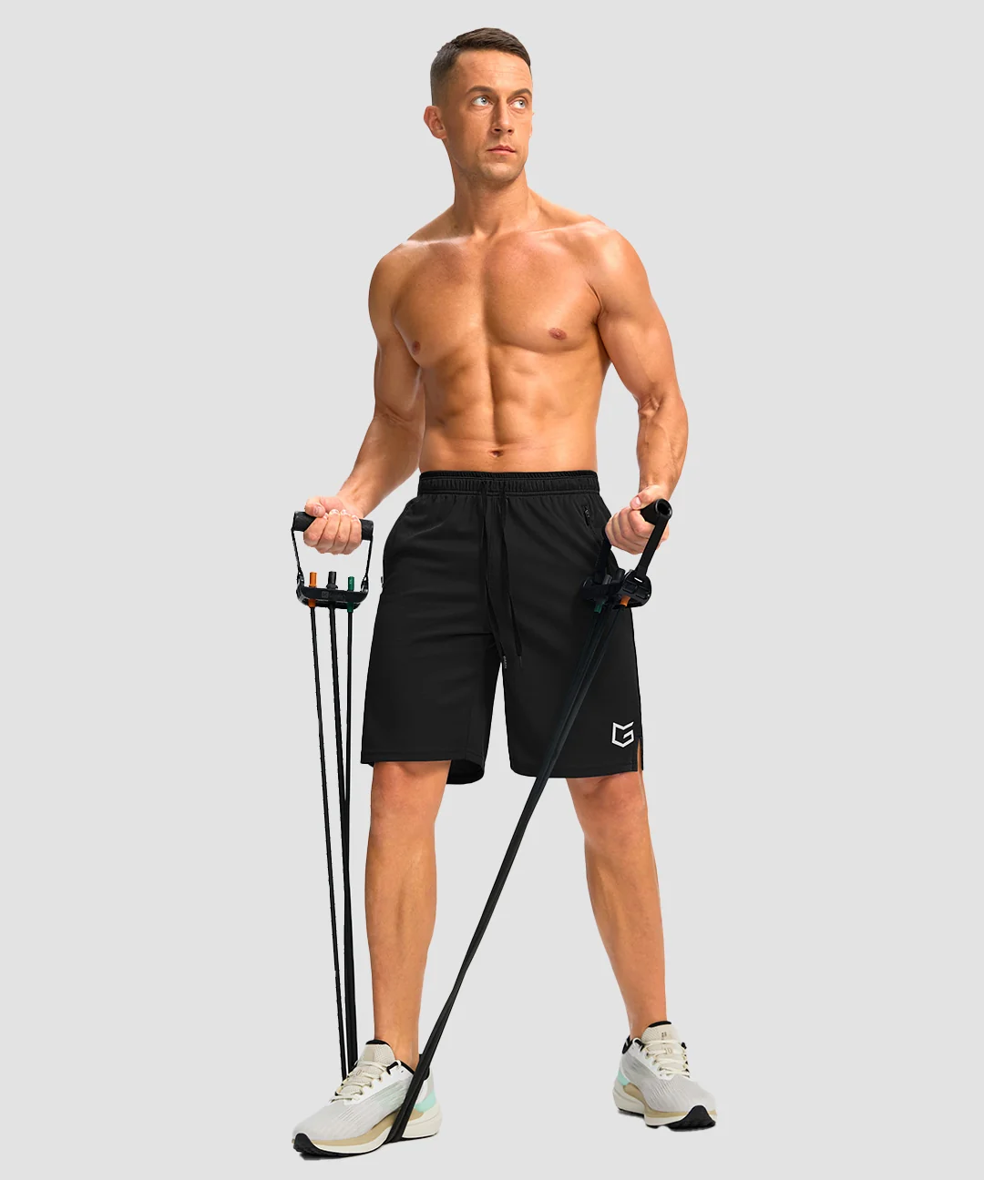 Mesh Side Slit Shorts 9''/11'' - Image 5