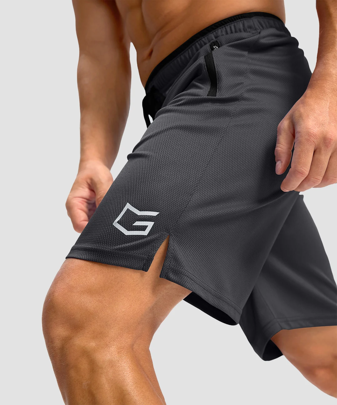 Mesh Side Slit Shorts 9''/11'' - Image 15