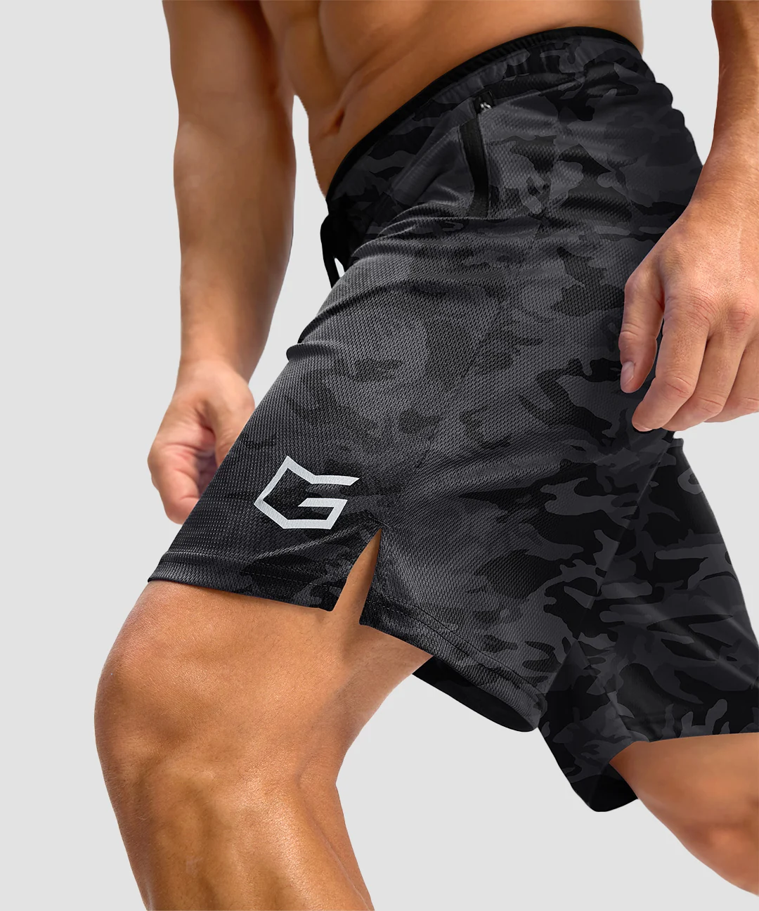 Mesh Side Slit Shorts 9''/11'' - Image 24