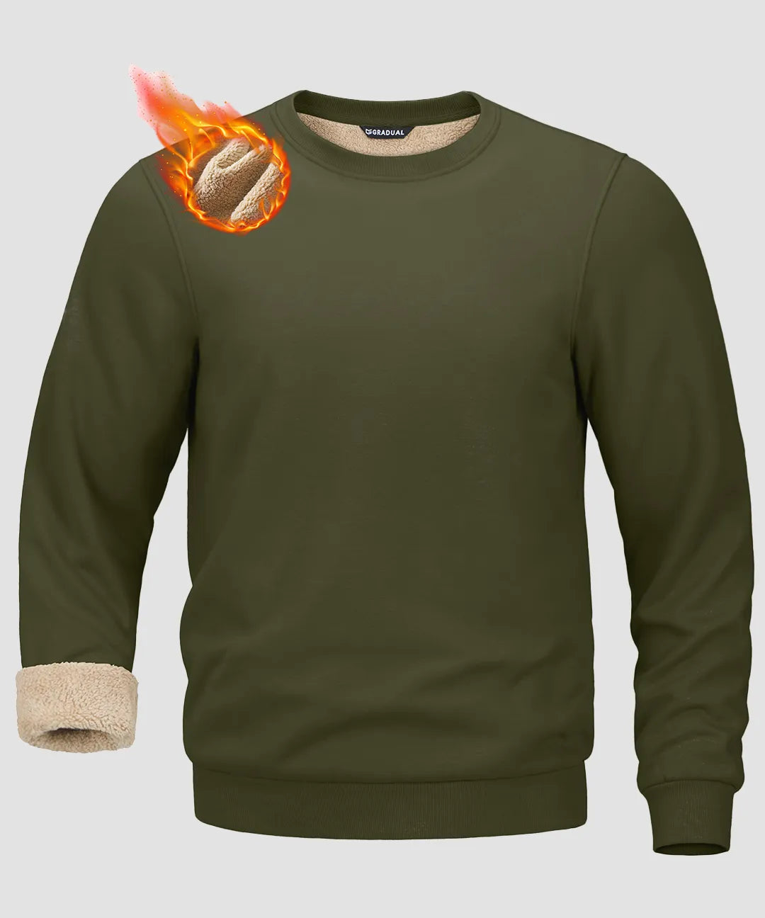 Sherpa Lined Pullover Sweatshirt - Image 18