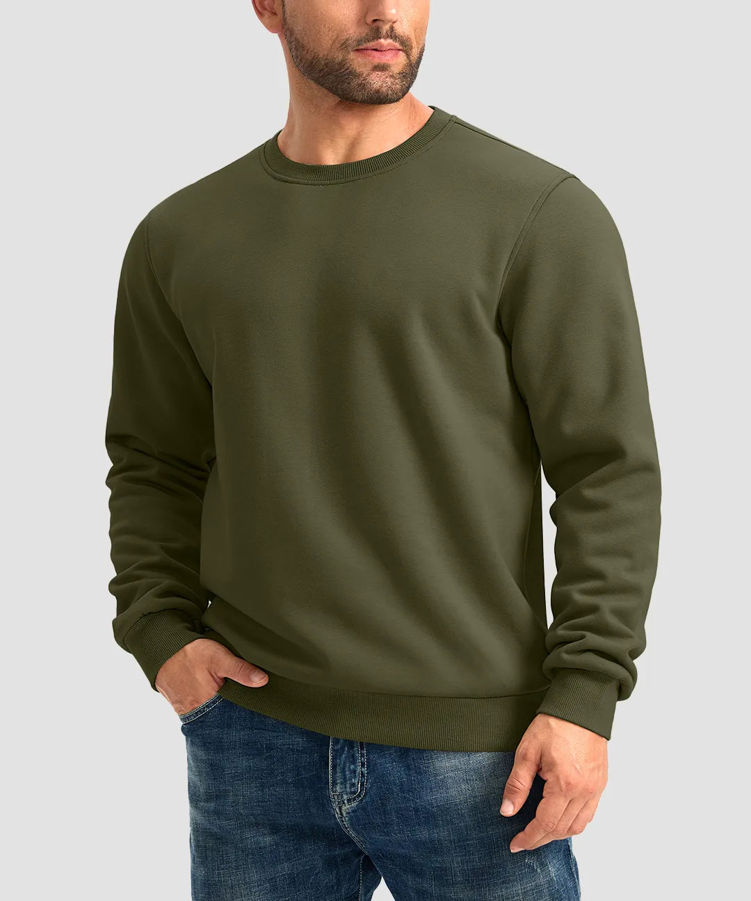 Sherpa Lined Pullover Sweatshirt - Image 17