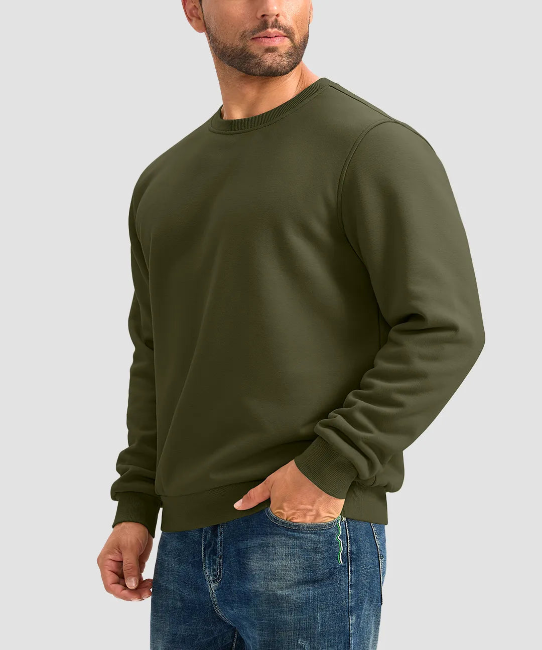 Sherpa Lined Pullover Sweatshirt - Image 19