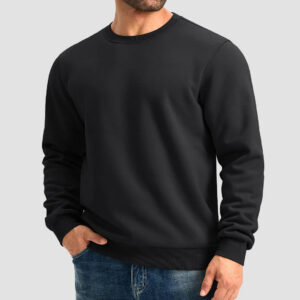 Sherpa Lined Pullover Sweatshirt