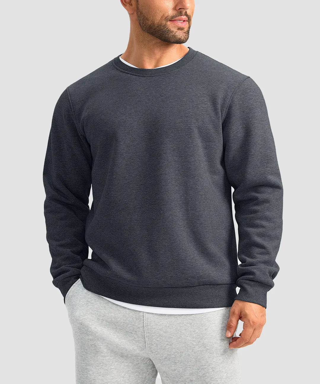 Sherpa Lined Pullover Sweatshirt - Image 13