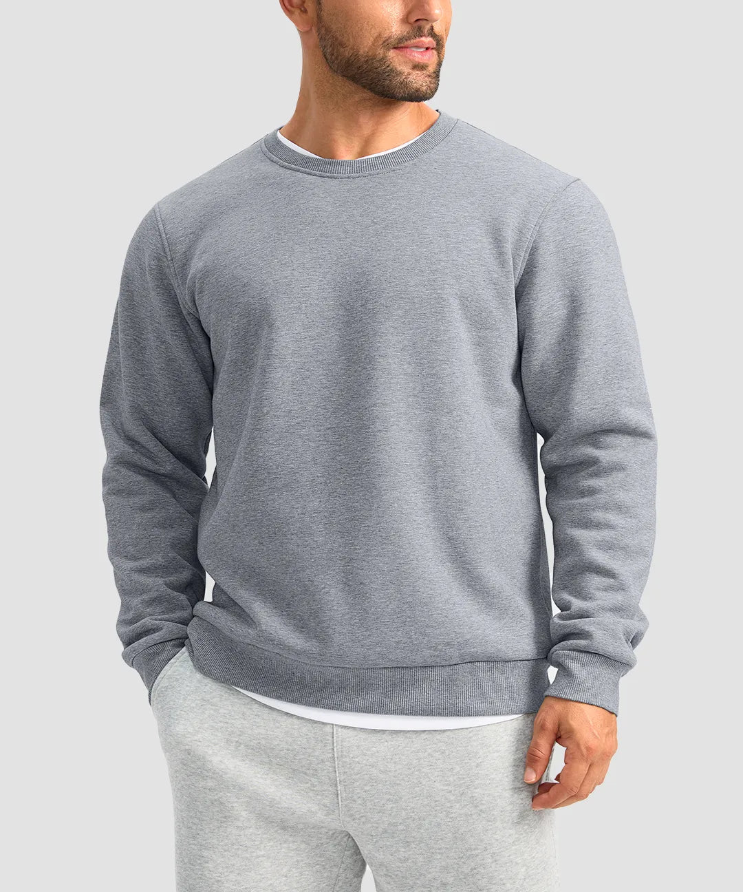 Sherpa Lined Pullover Sweatshirt - Image 9