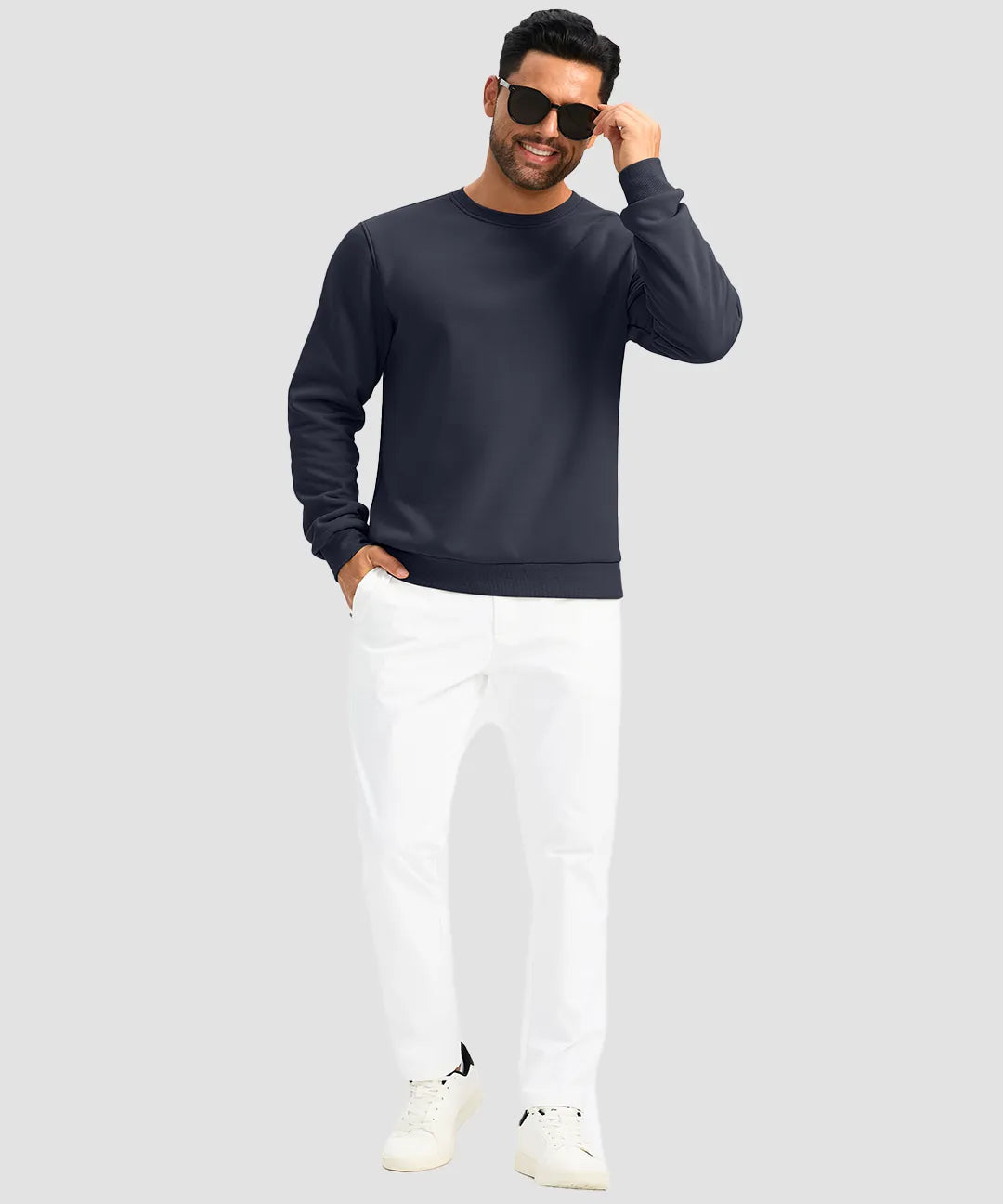 Sherpa Lined Pullover Sweatshirt - Image 8
