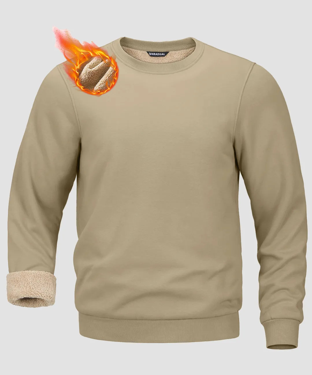 Sherpa Lined Pullover Sweatshirt - Image 26